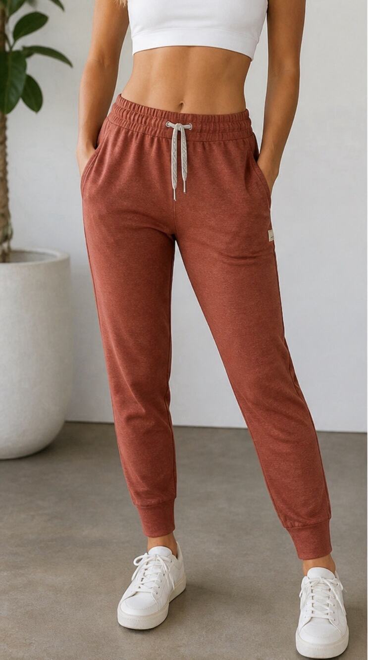Vuori Performance Jogger Pants Small Mahogany Heather Dreamknit‎ Lounge